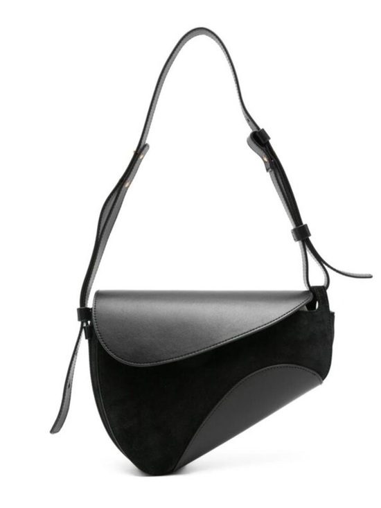 Neous Handbags - New Neous Berenices Saddle Shoulder Bag Black